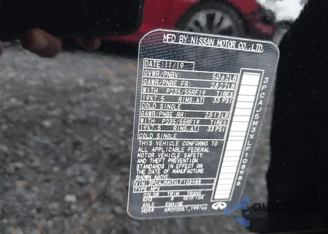 2020 Infiniti Qx50 Essential Awd z USA, uszkodzony, nr VIN 3PCAJ5M3XLF108988